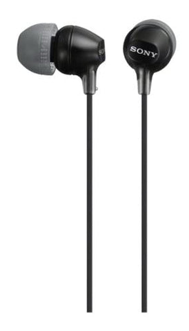 Auriculares Intrauditivos Sony MDR-EX15AP/ con Micrófono/ Jack 3.5/ Negros