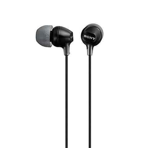 Auriculares Intrauditivos Sony MDR-EX15AP/ con Micrófono/ Jack 3.5/ Negros