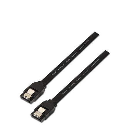 Cable SATA III Nanocable 10.18.1001-BK/ 50cm/ Negro