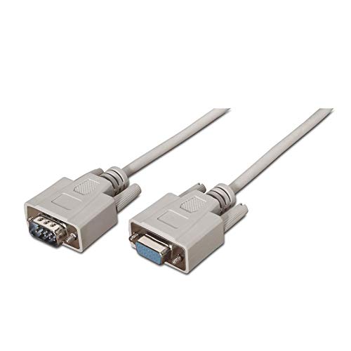 Cable Serie RS232 Nanocable 10.14.0203/ DB9 Macho - DB9 Hembra/ 3m/ Beige