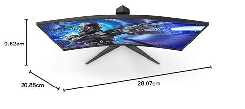 Monitor Gaming Curvo AOC C32G2ZE 31.5'/ Full HD/ 1ms/ 240Hz/ VA/ Negro