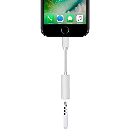 Adaptador Apple MMX62ZM/A de conector Lightning a Toma para Auriculares 3.5mm