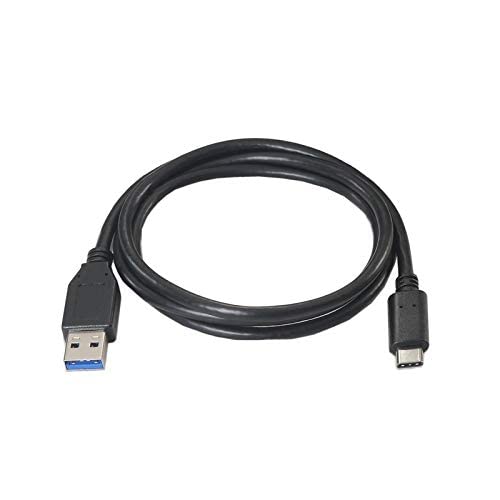 Cable USB 3.1 Nanocable 10.01.4001/ USB Tipo-C Macho - USB Macho/ 1m/ Negro