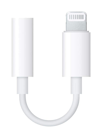 Adaptador Apple MMX62ZM/A de conector Lightning a Toma para Auriculares 3.5mm