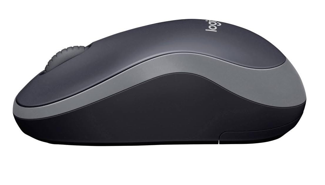 Ratón Inalámbrico Logitech M185/ Hasta 1000 DPI/ Gris