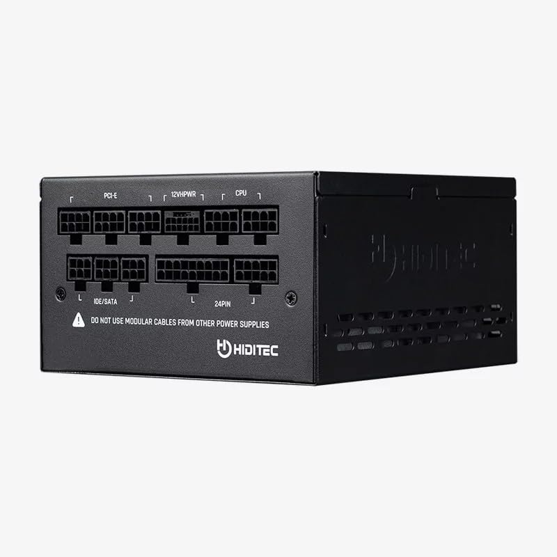 Fuente de Alimentación Hiditec GDX850 V2/ 850W/ Ventilador 14cm/ ATX 3.0/ PCIe 5.0/ 80 Plus Gold