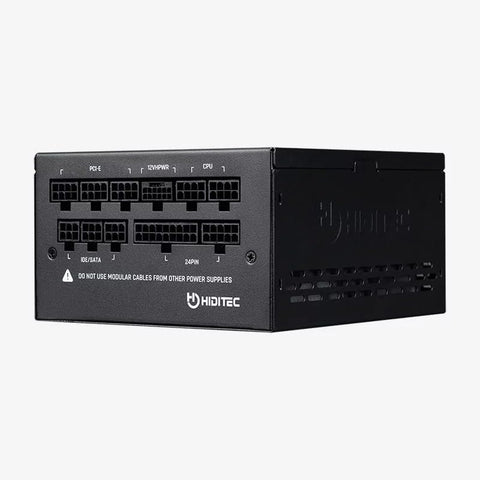 Fuente de Alimentación Hiditec GDX1050 V2/ 1050W/ Ventilador 14cm/ ATX 3.0/ PCIe 5.0/ 80 Plus Gold