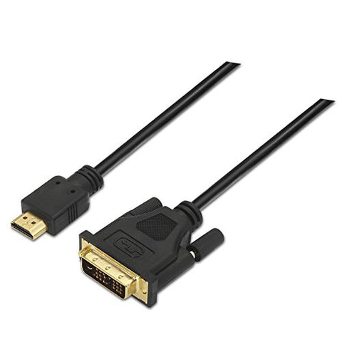 Cable HDMI Nanocable 10.15.0503/ DVI Macho - HDMI Macho/ 3m/ Negro