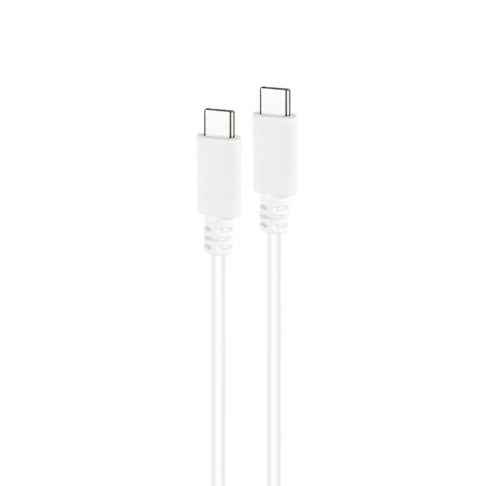 Cable USB 2.0 Tipo-C Nanocable 10.01.2301-W/ USB Tipo-C Macho - USB Tipo-C Macho/ 480Mbps/ 1m/ Blanco