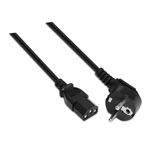 Cable Alimentación Nanocable 10.22.0102/ Schuko Macho - C13 Hembra/ 1.5m/ Negro