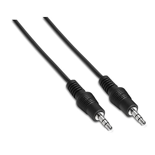 Cable Estéreo Nanocable 10.24.0103/ Jack 3.5 Macho - Jack 3.5 Macho/ 3m/ Negro