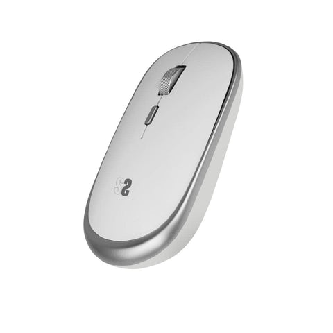 Ratón Mini Inalámbrico Subblim Wireless Mini/ Hasta 1600 DPI/ Plata