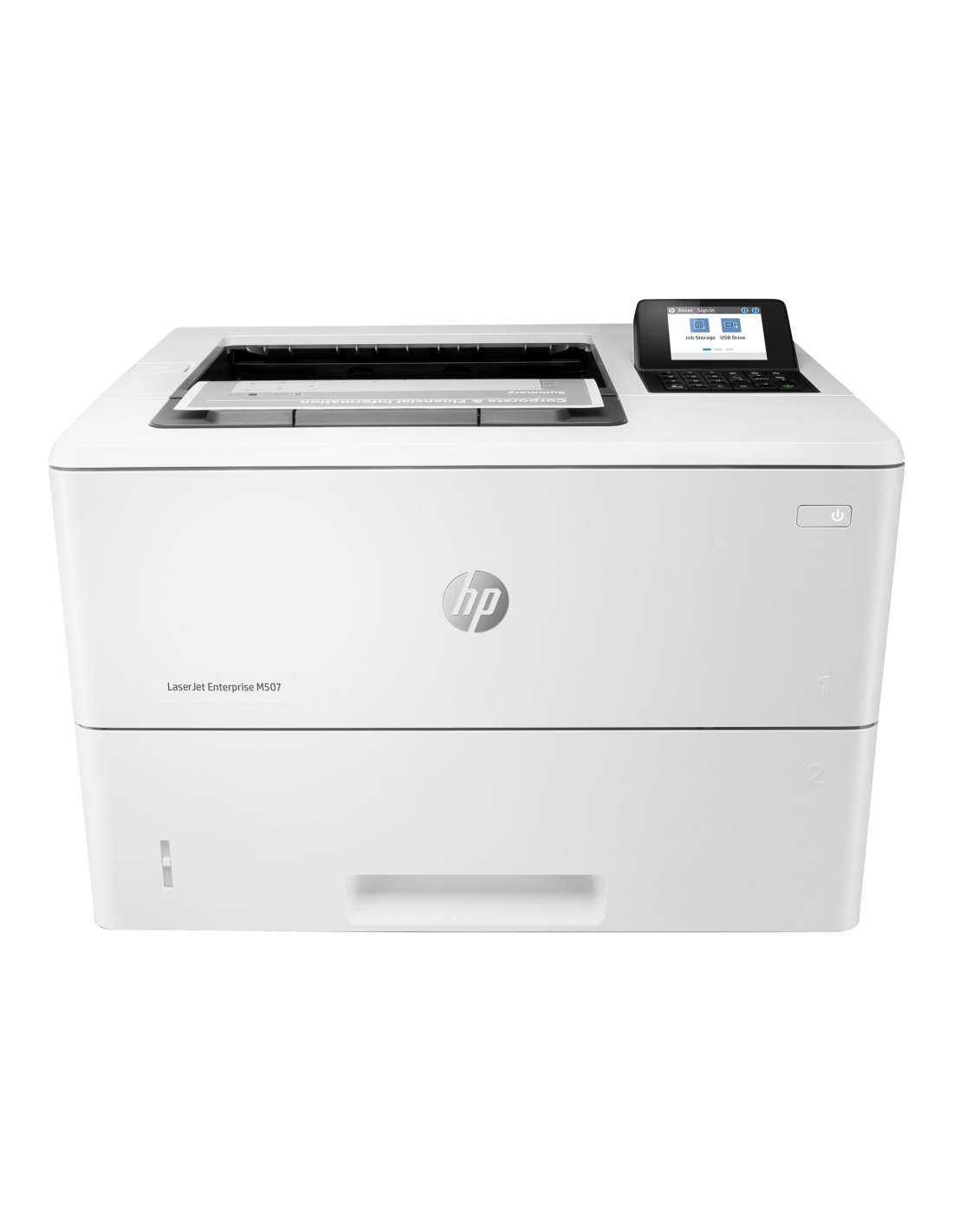 Impresora Láser Monocromo HP Laserjet Enterprise M507DN Dúplex/ Blanca