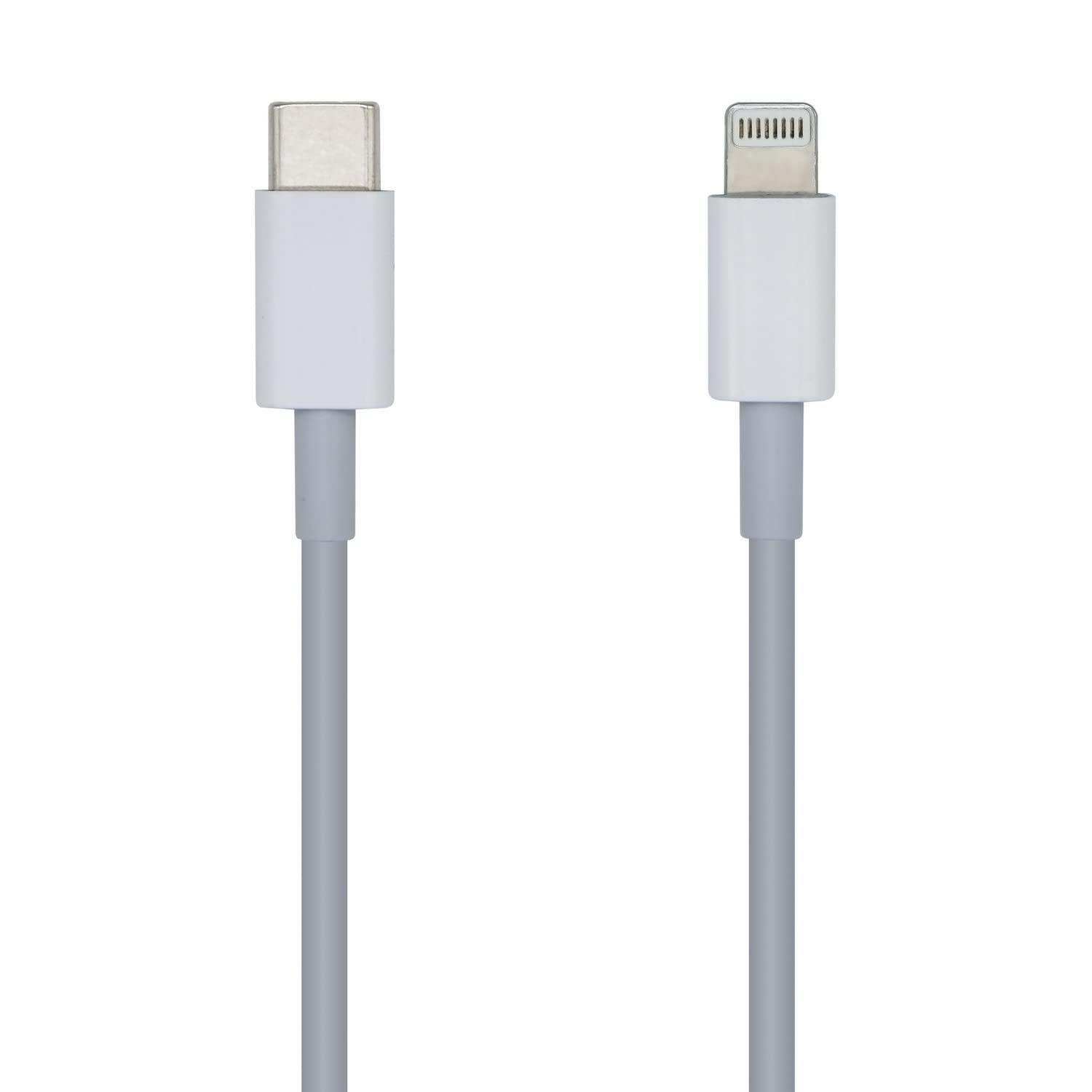 Cable Lightning Aisens A102-0441/ Lightning Macho - USB Tipo-C Macho/ 20cm/ Blanco