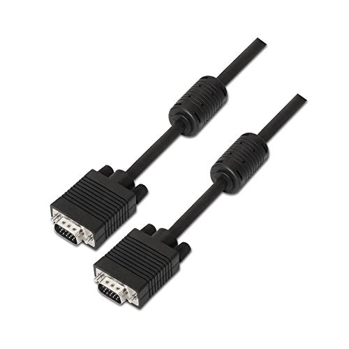 Cable SVGA Nanocable 10.15.0115/ VGA Macho - VGA Macho/ 15m/ Negro