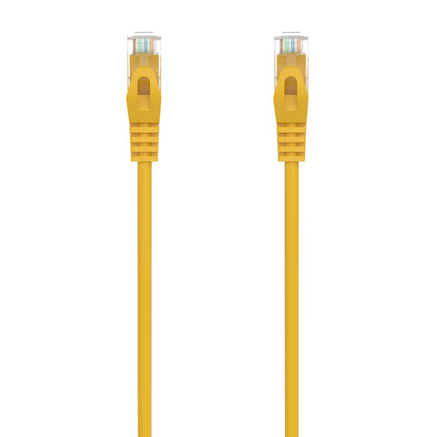 Cable de Red RJ45 AWG24 UTP Aisens A145-0563 Cat.6A/ LSZH/ 25cm/ Amarillo