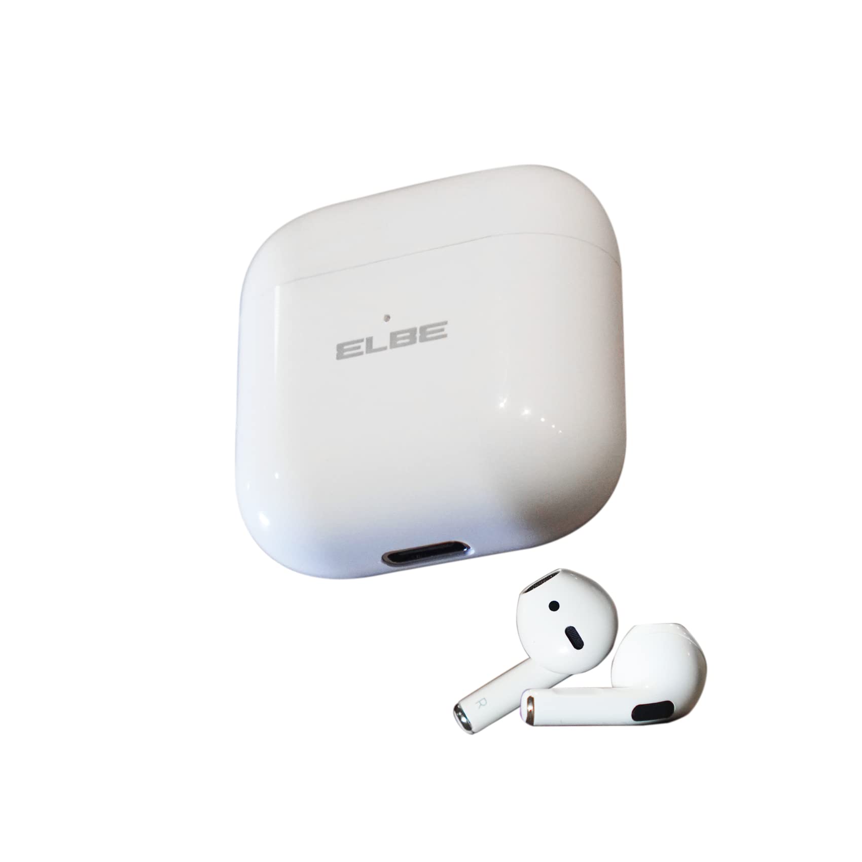 Auriculares Bluetooth Elbe ABTWS-003-B con estuche de carga/ Autonomía 5h/ Blancos