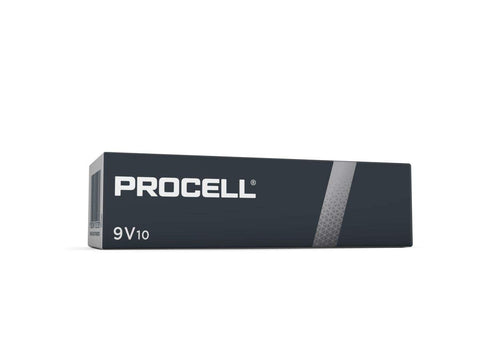 Pack de 10 Pilas Duracell PROCELL ID1604IPX10/ 9V/ Alcalinas