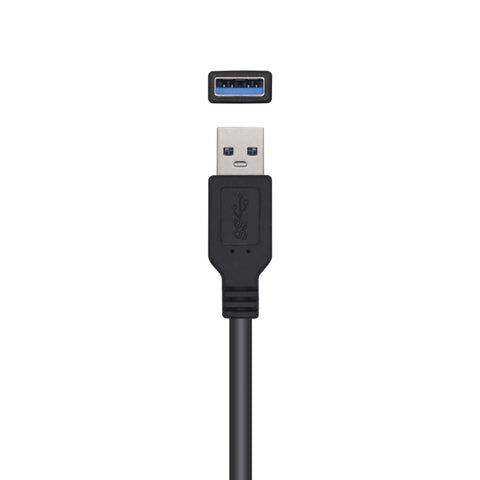 Cable Alargador USB 3.0 con Amplificador Aisens A105-0525/ USB Macho - USB Hembra/ Hasta 9W/ 625Mbps/ 5m/ Negro