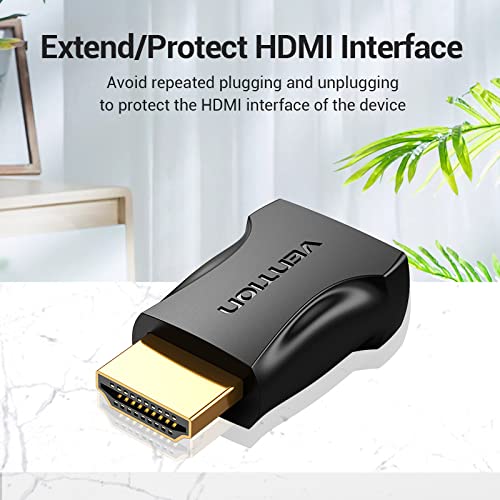 Adaptador HDMI 4K Vention AIMB0/ HDMI Macho - HDMI Hembra