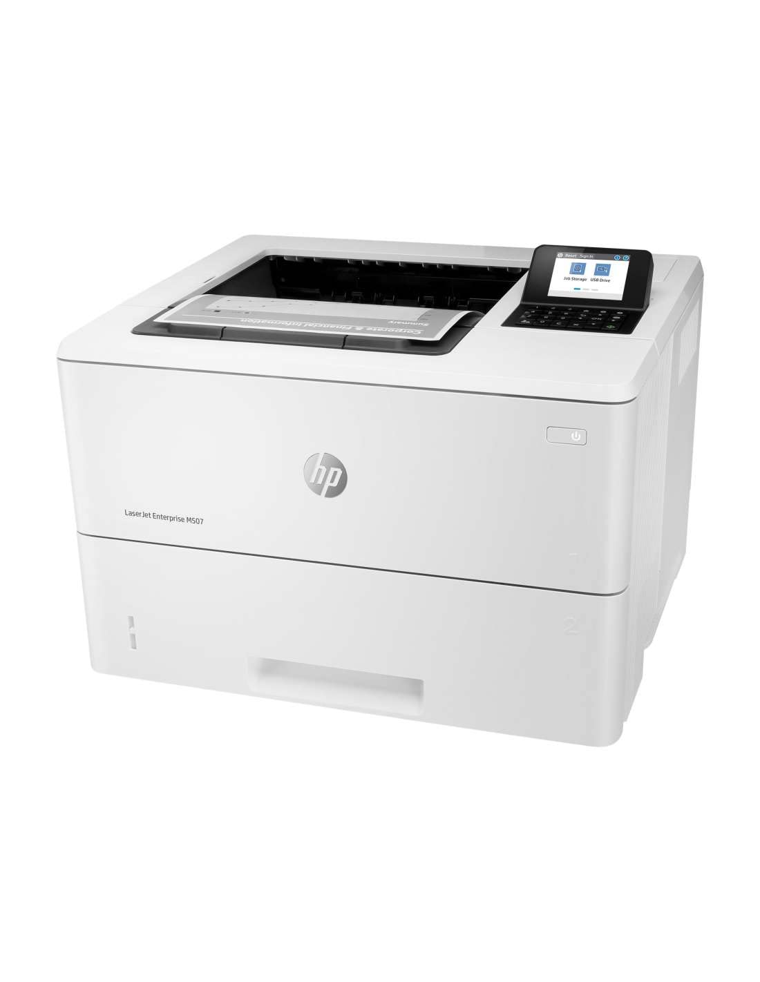 Impresora Láser Monocromo HP Laserjet Enterprise M507DN Dúplex/ Blanca