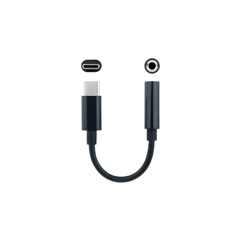 Conversor USB Tipo-C Nanocable 10.24.1205/ USB Tipo-C Macho - Jack 3.5 Hembra