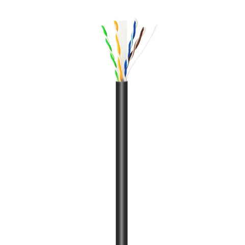 Bobina de Cable RJ45 para Exteriores UTP AWG23 Aisens A135-0675 Cat.6/ 100m/ Impermeable/ Negro