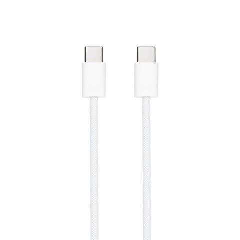 Cable USB 2.0 Tipo-C Nanocable 10.01.6002-CO/ USB Tipo-C Macho - USB Tipo-C Macho/ Hasta 60W/ 480Mbps/ 2m/ Blanco