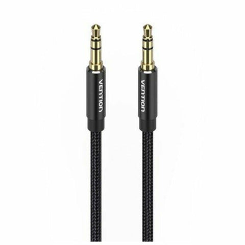 Cable Estéreo Vention BAWBJ/ Jack 3.5 Macho - Jack 3.5 Macho/ 5m/ Negro