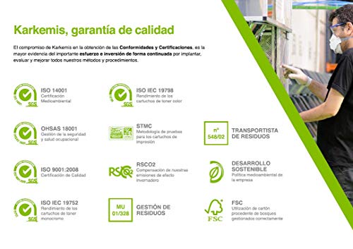 Cartucho de Tinta Reciclado Karkemis HP nº953 XL Alta Capacidad/ Amarillo