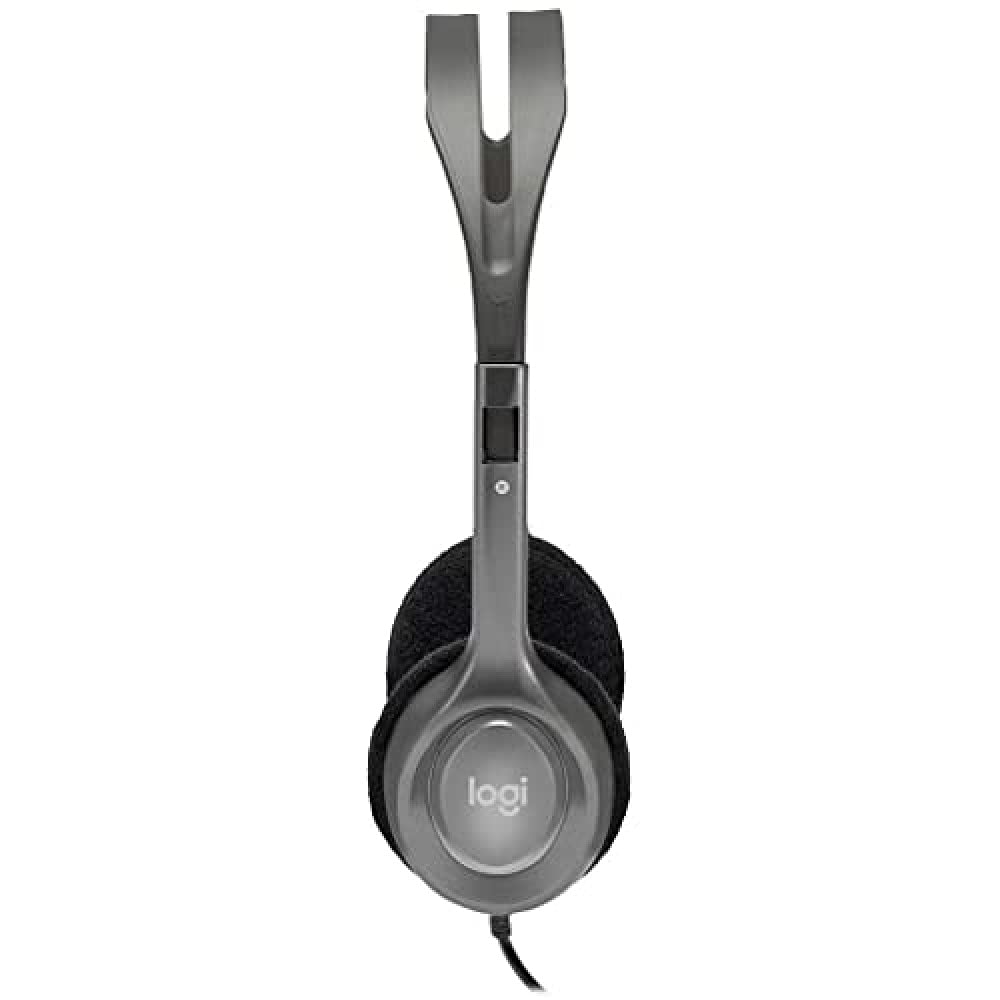 Auriculares Logitech H110/ con Micrófono/ Jack 3.5/ Plateados