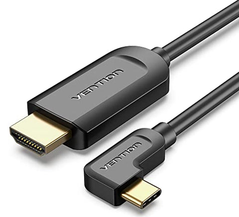 Cable Conversor HDMI 1.4 4K Vention CGVBG/ USB Tipo-C Macho - HDMI Macho/ 1.5m/ Negro