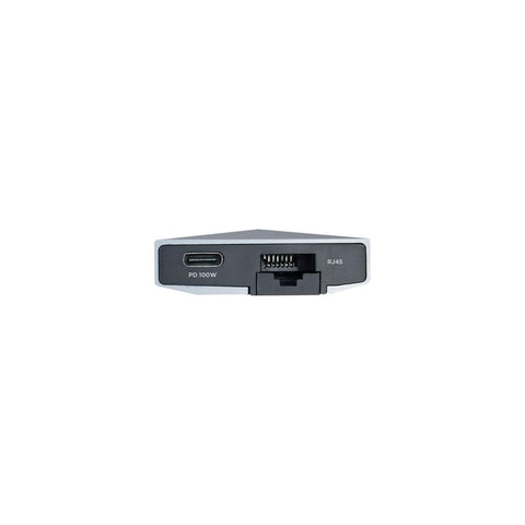 Docking USB Tipo-C Aisens ASUC-8P004-GR/ 1xHDMI/ 3xUSB/ 1xRJ45/ 1xLector Tarjetas / 1xUSB Tipo-C PD/ Gris