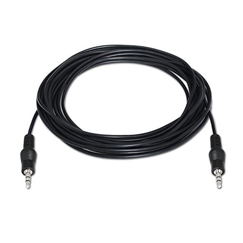 Cable Estéreo Nanocable 10.24.0100/ Jack 3.5 Macho - Jack 3.5 Macho/ 30cm/ Negro