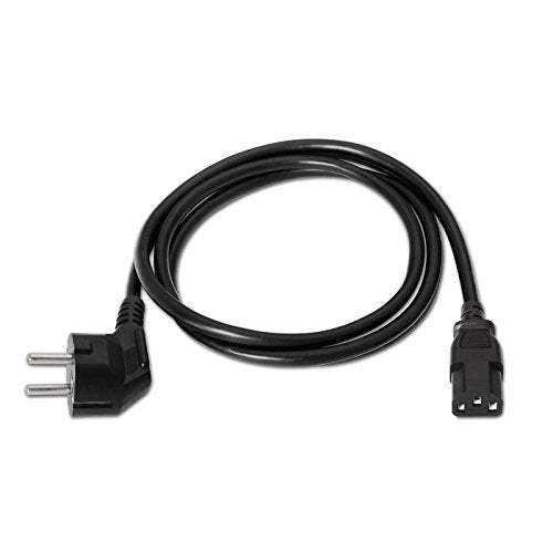 Cable Alimentación Nanocable 10.22.0102/ Schuko Macho - C13 Hembra/ 1.5m/ Negro