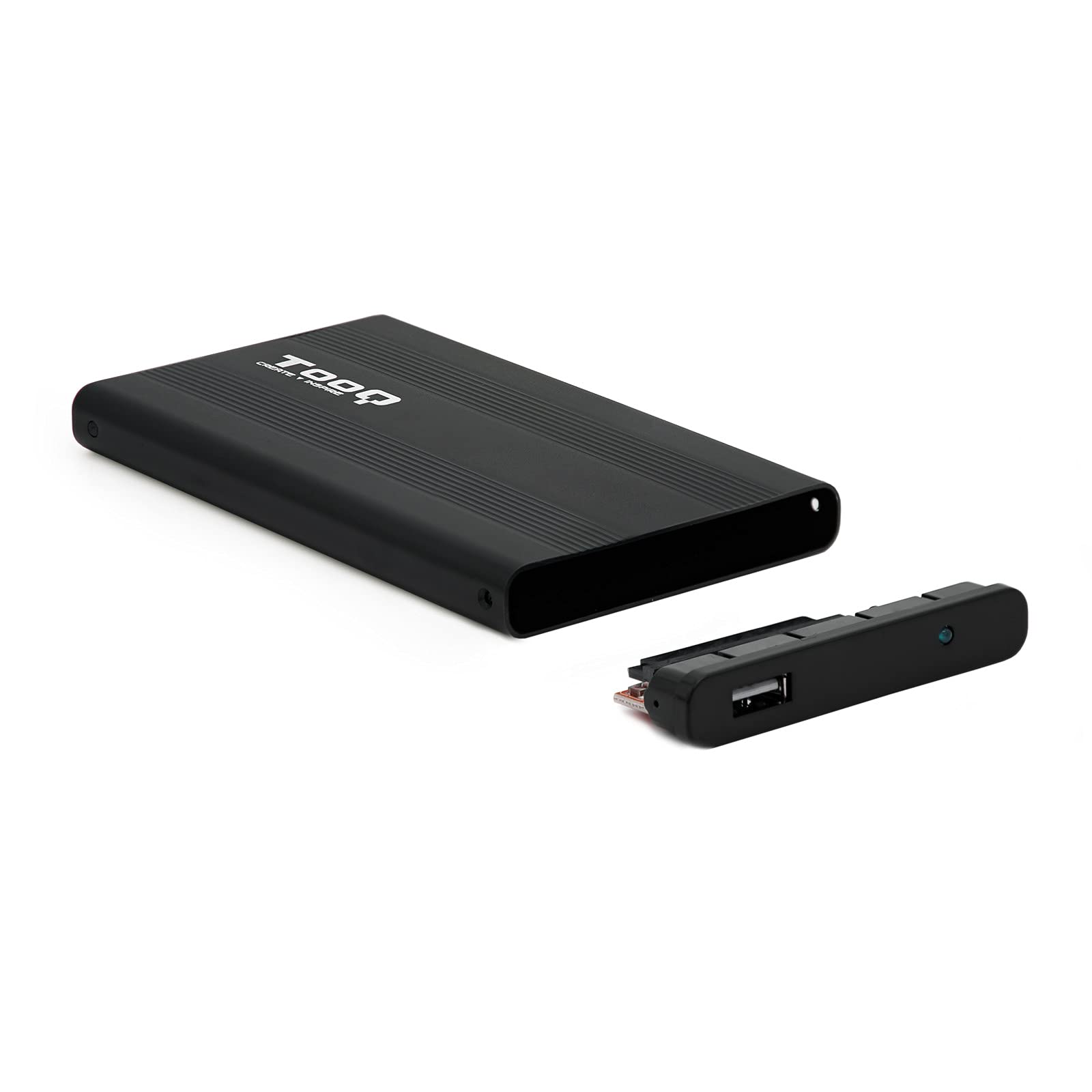 Caja Externa para Disco Duro de 2.5' TooQ TQE-2510B/ USB 2.0