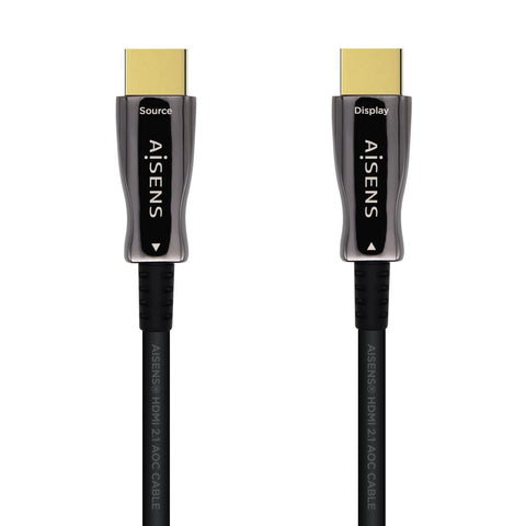 Cable HDMI 2.1 AOC 8K Aisens A153-0516/ HDMI Macho - HDMI Macho/ 15m/ Negro