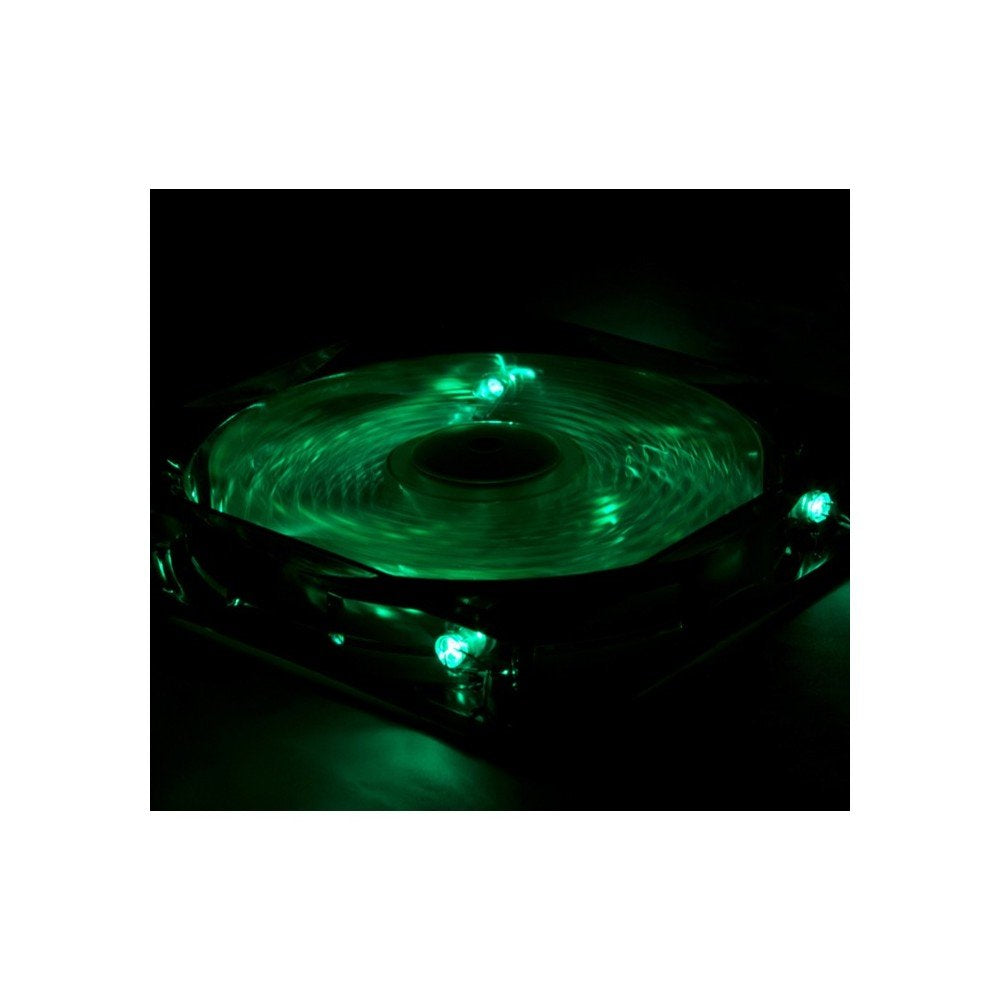 Ventilador Nox Coolfan 120 LED/ 12cm/ Verde