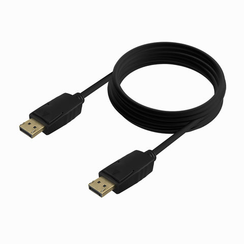 Cable DisplayPort 1.2 CCS 4K Aisens A124-0742/ DisplayPort Macho - DisplayPort Macho/ Hasta 5W/ 2300Mbps/ 5m/ Negro