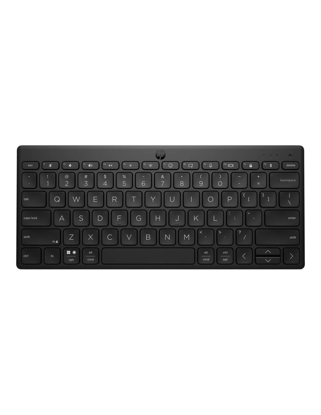 Teclado Compacto Inalámbrico por Bluetooth HP 355 Bluetooth/ Negro