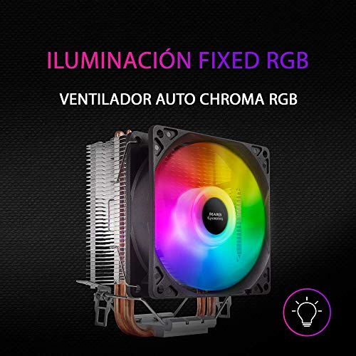 Ventilador con Disipador Mars Gaming MCPUARGB/ 9cm