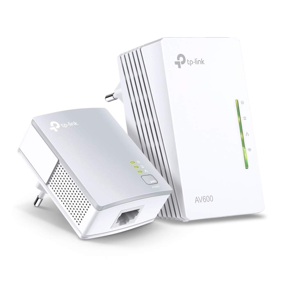 Adaptador Powerline TP-Link WPA4221KIT 600Mbps/ Alcance 300m/ Pack de 2