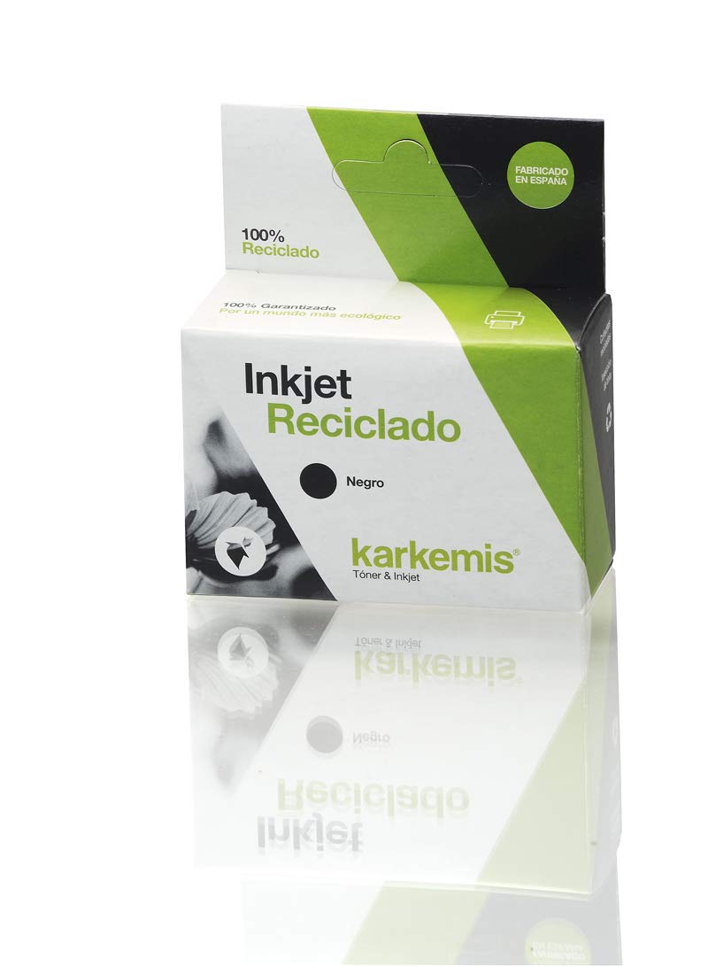 Cartucho de Tinta Reciclado Karkemis HP nº901 XL Alta Capacidad/ Negro