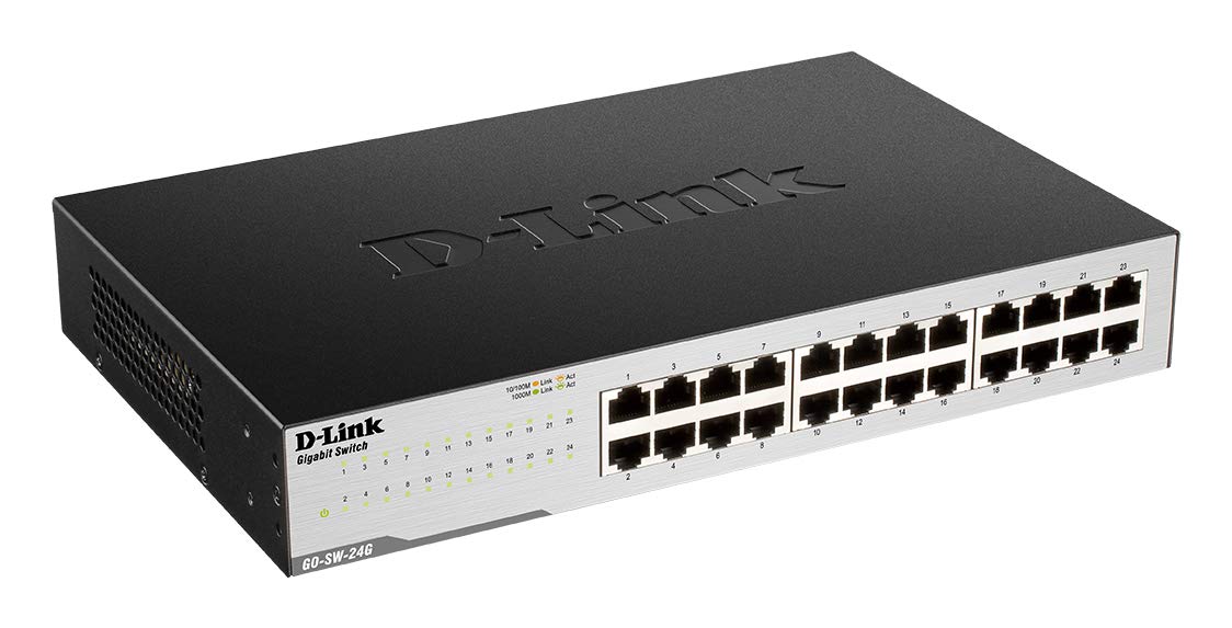 Switch D-Link GO-SW-24G 24 Puertos/ Gigabit 10/100/1000