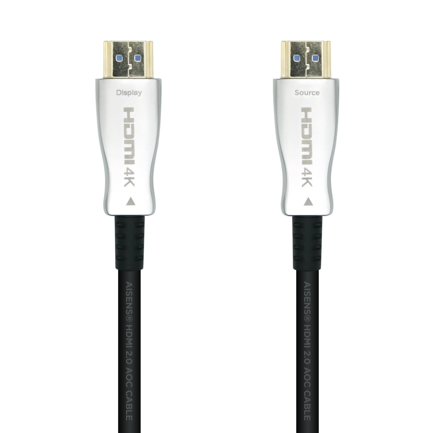 Cable HDMI 2.0 AOC 4K Aisens A148-0378/ HDMI Macho - HDMI Macho/ 20m/ Negro