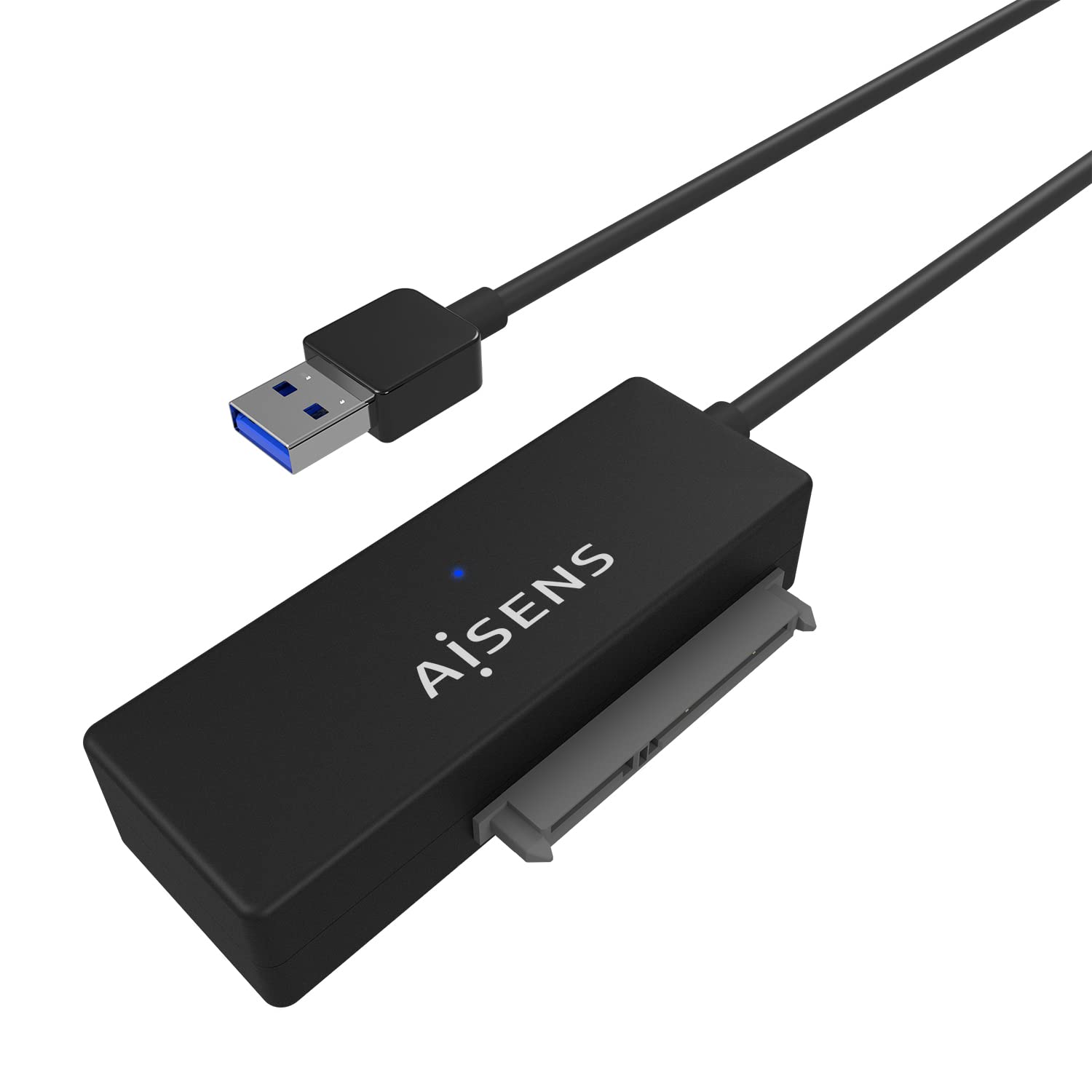 Adaptador para Discos Duros 2.5'/3.5' Aisens ASE-35A01B/ USB 3.0 - SATA/ con Alimentador