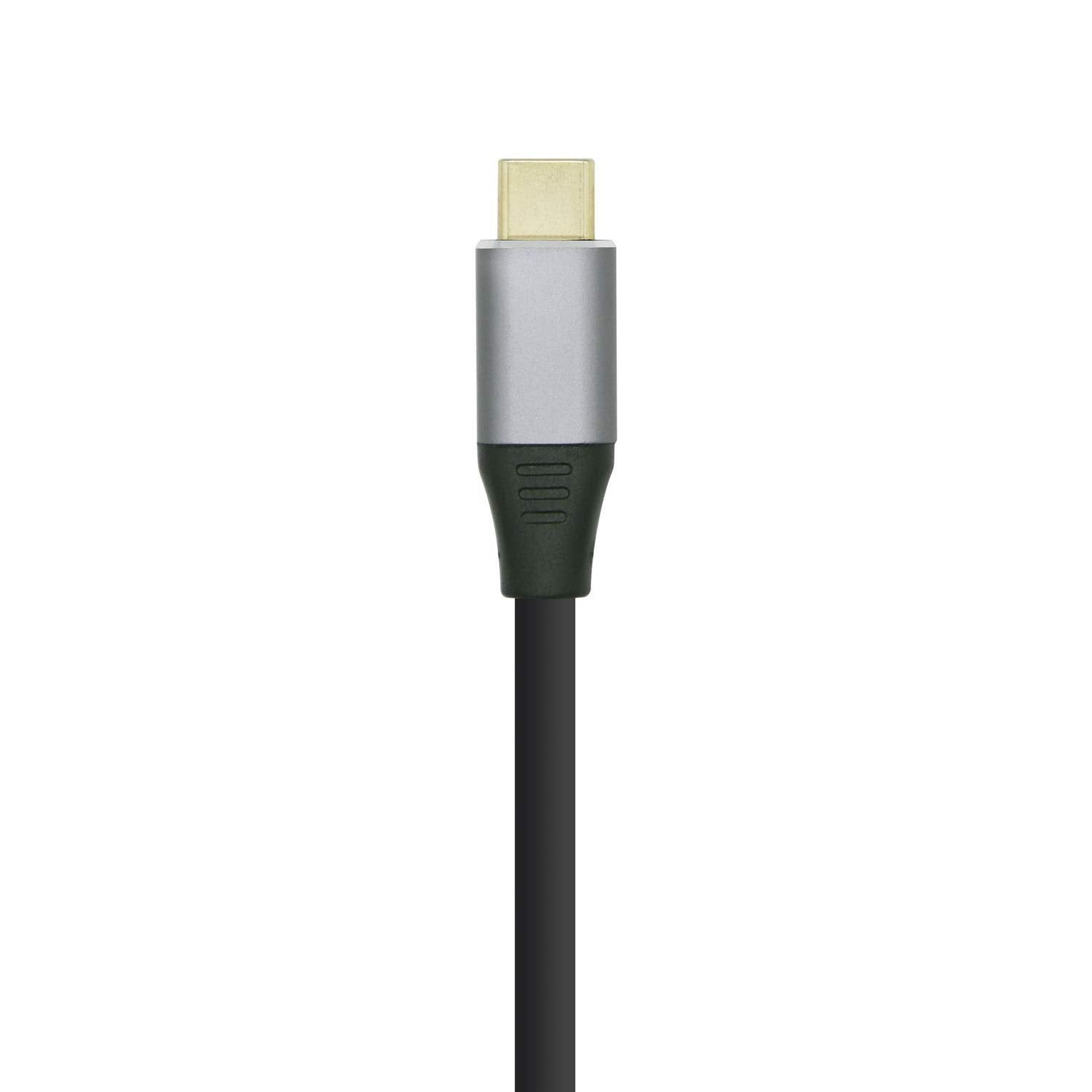 Cable DisplayPort Aisens A109-0395/ USB Tipo-C Macho - DisplayPort Macho/ Hasta 27W/ 1250Mbps/ 1.8m/ Negro