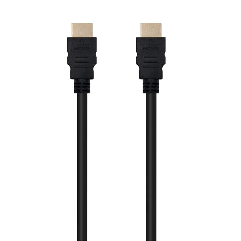 Cable HDMI 2.0 4K Nanocable 10.15.3805/ HDMI Macho - HDMI Macho/ 5m/ Negro