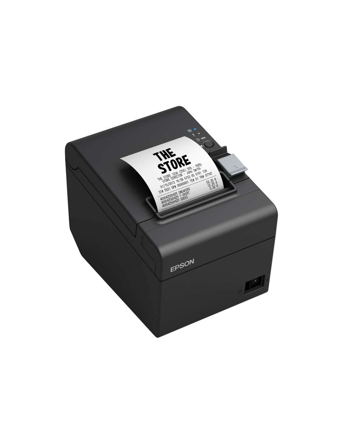 Impresora de Tickets Epson TM-T20III/ Térmica/ Ancho papel 80mm/ USB-RS232/ Negra