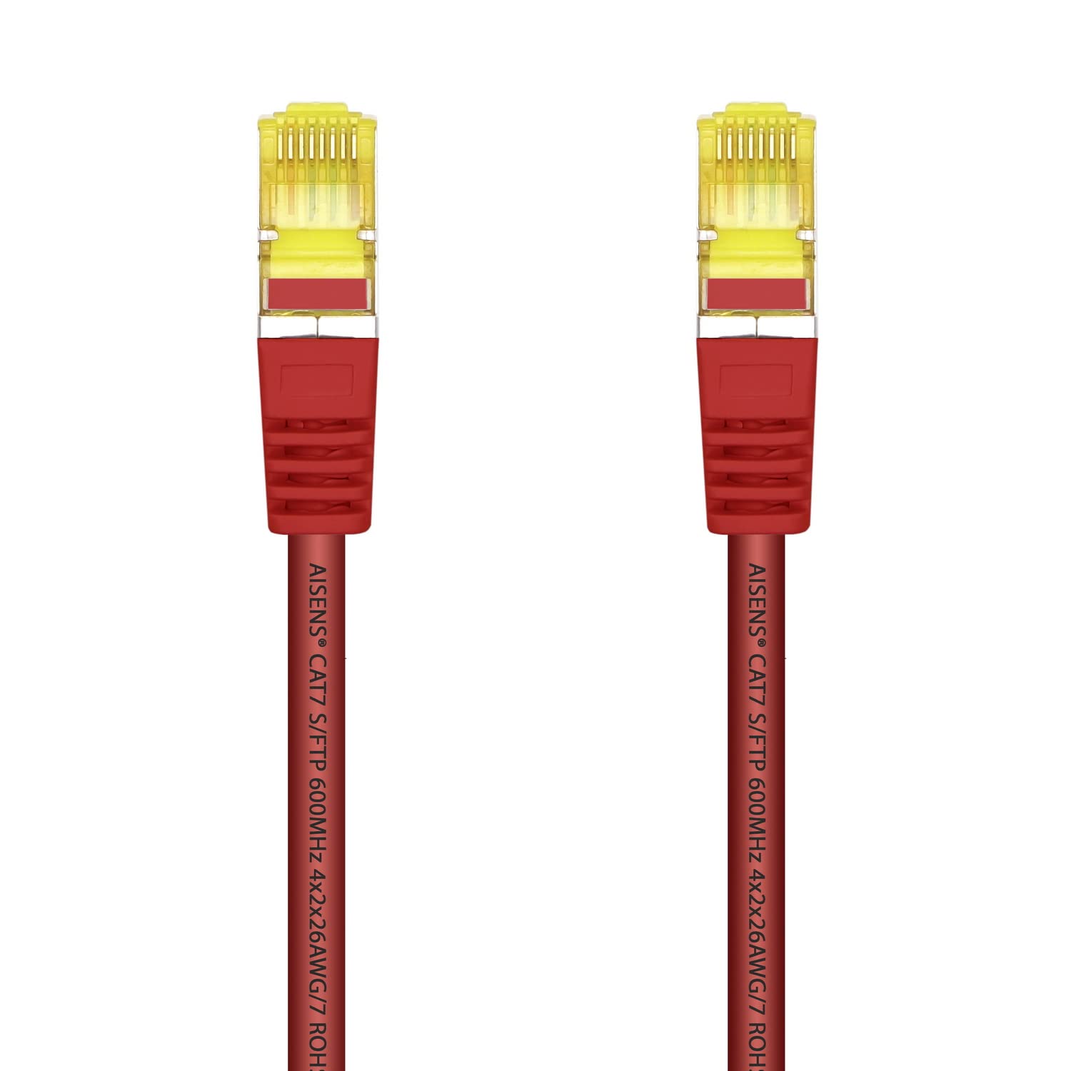 Cable de Red RJ45 SFTP Aisens A146-0469 Cat.7/ 50cm/ Rojo